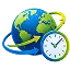 Time zone aligned Icon