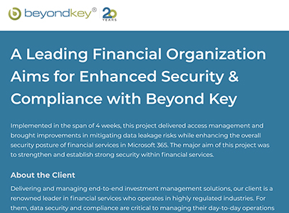 Success Story - Microsoft 365 Security