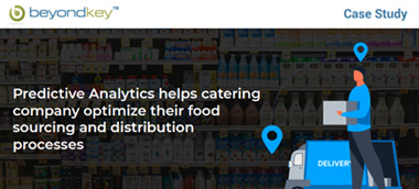 Predictive Analytics helps catering company optimize their food sourcing and distribution processes