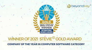 Beyond Key Win The Gold Stevie® Award in 2021 International Business Award®