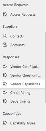 Dynamics 365 Manufacturing Navigation Menu