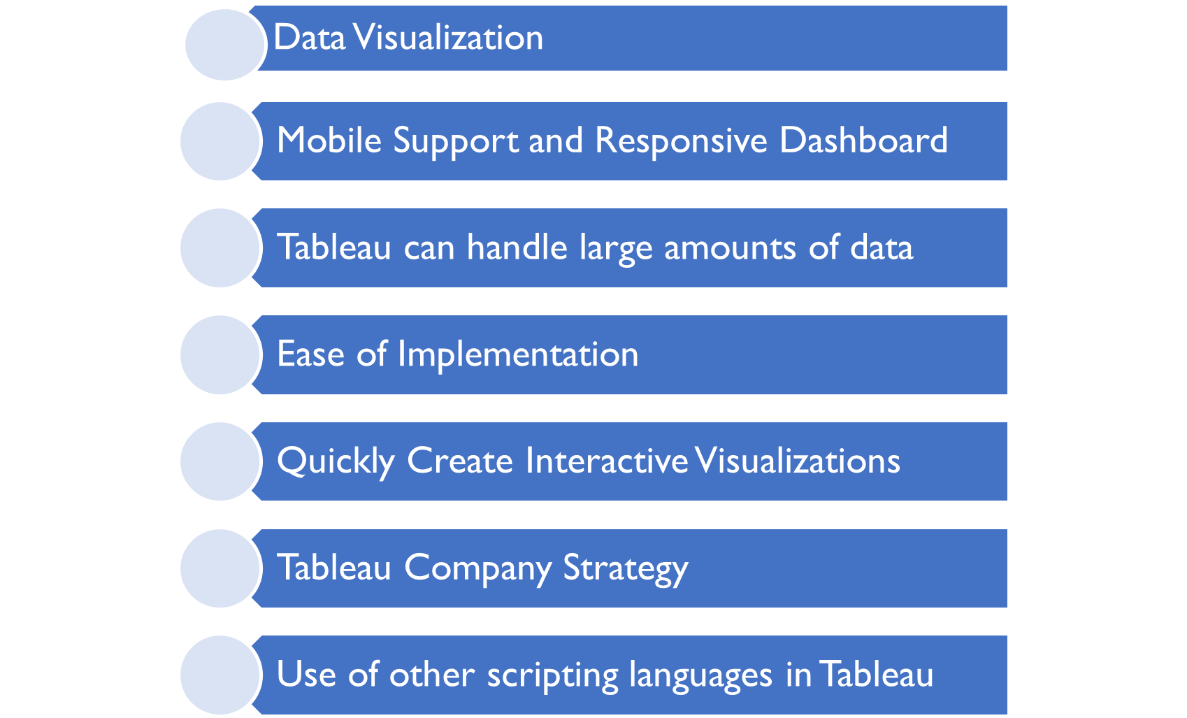 Advantages of Tableau