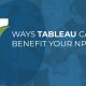 7 Ways Tableau Can Benefit NPO