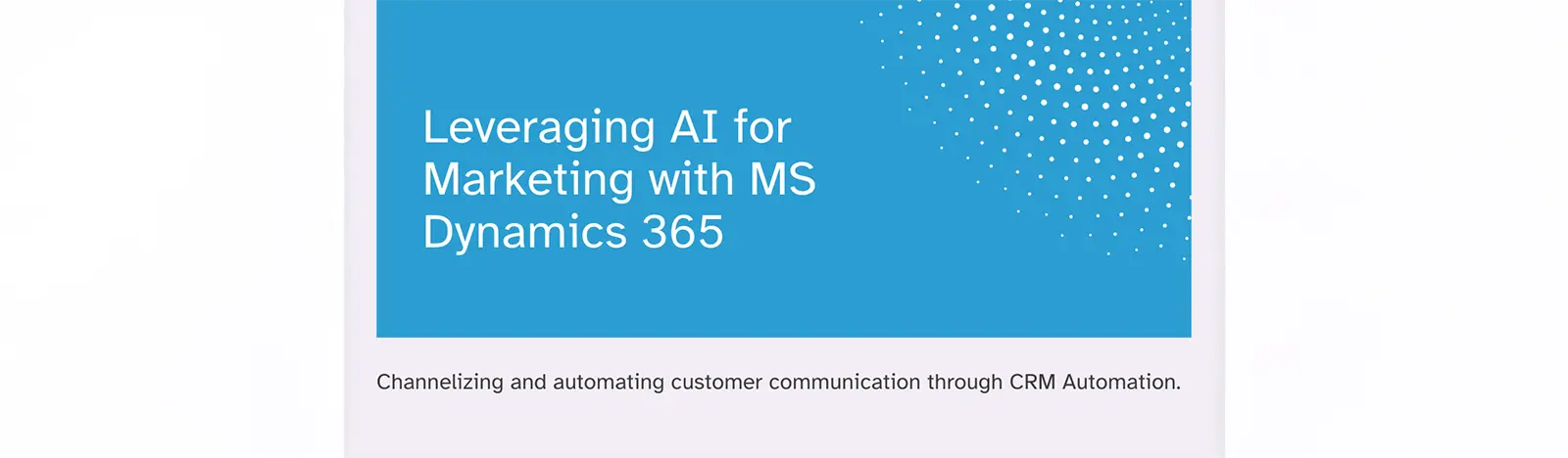 AI for Marketing