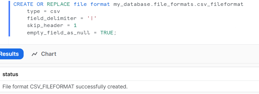 Create a File Format